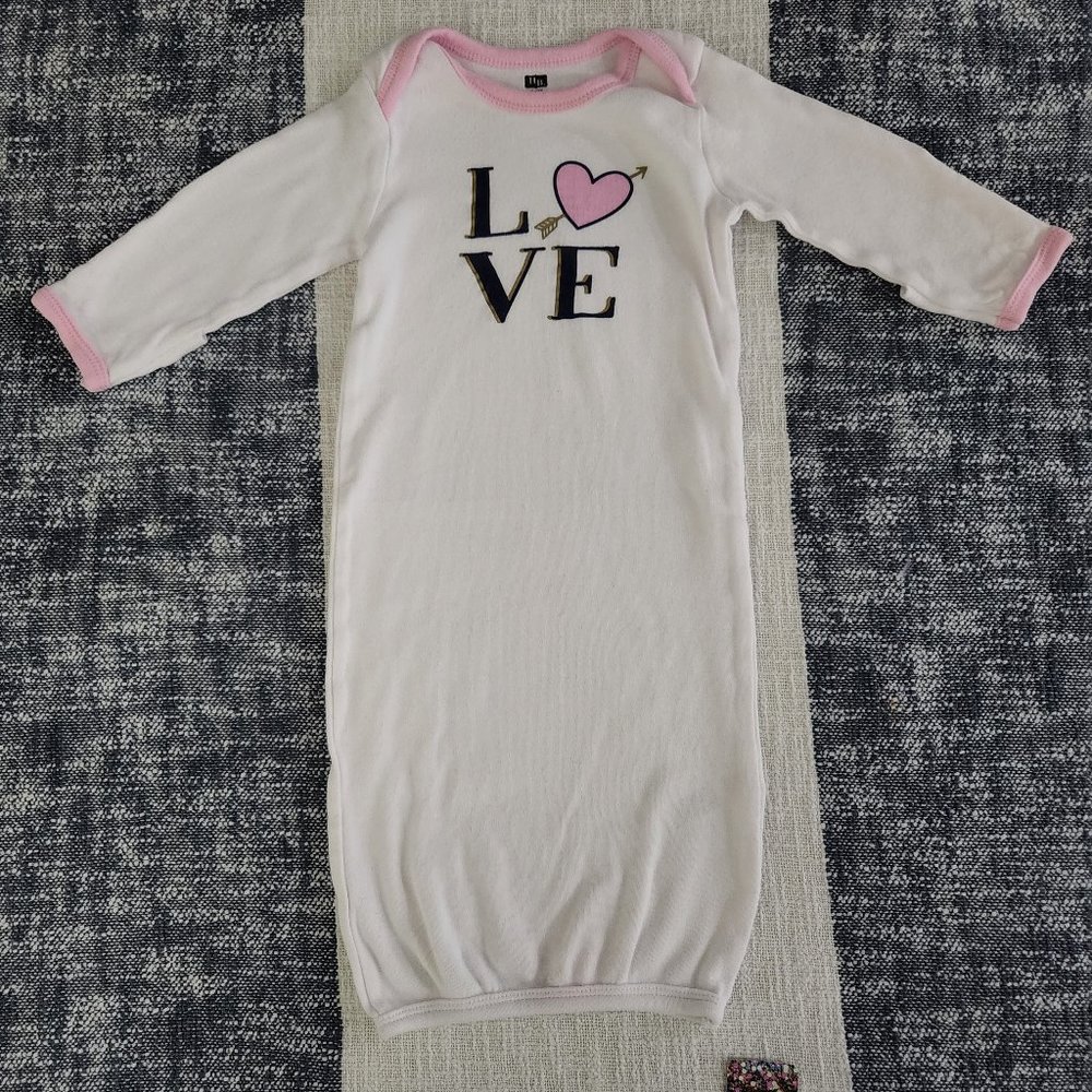 HB Love Nightgown Pajamas (0 to 6 months)
